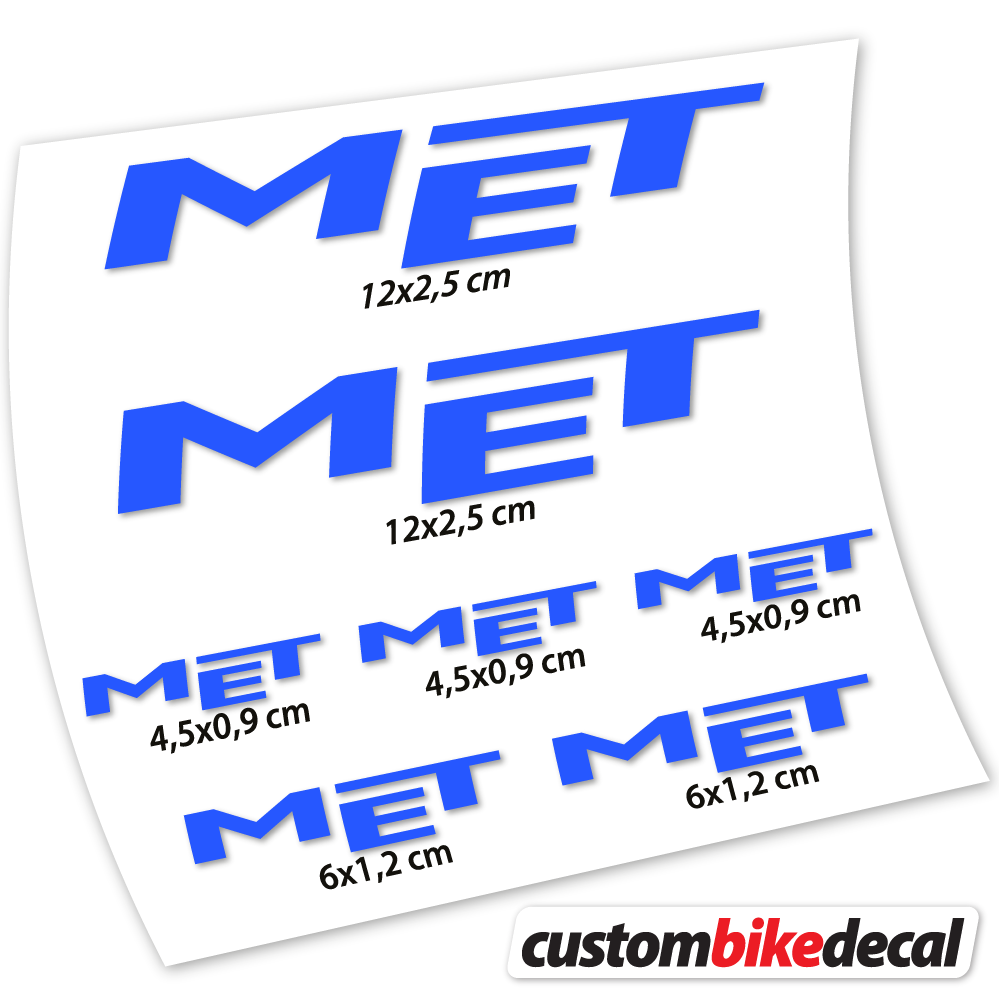 Decal Met, Helmet Sticker vinyl