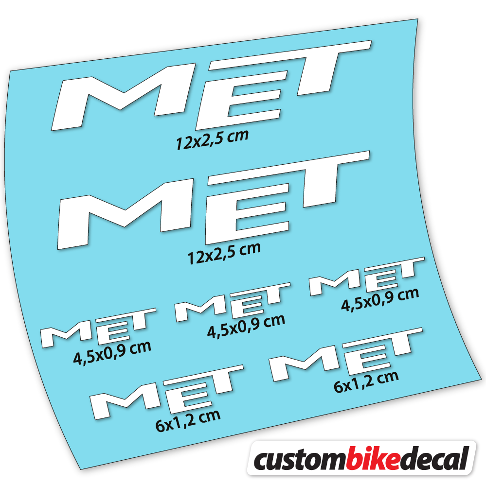 Decal Met, Helmet Sticker vinyl
