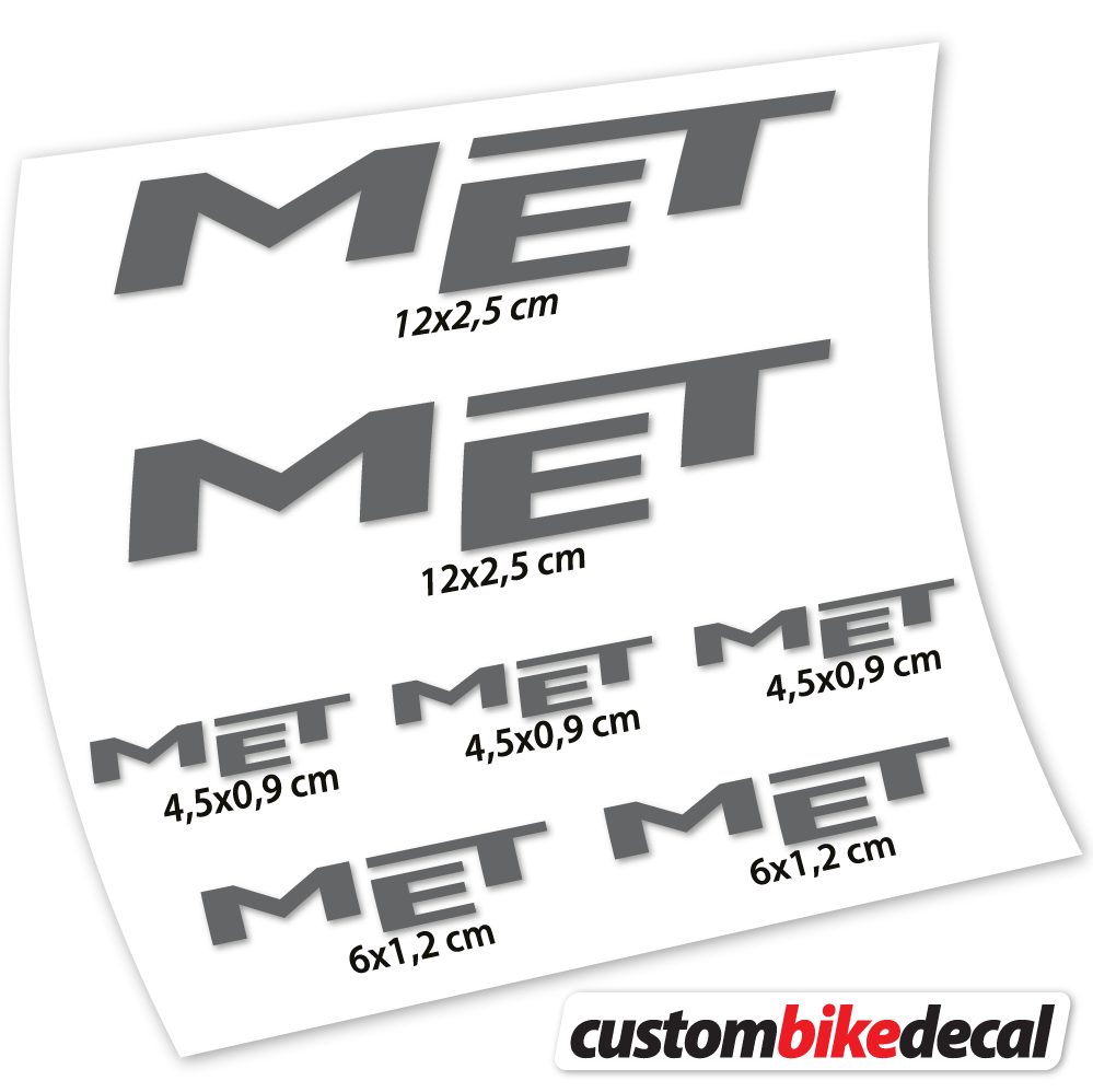 Decal Met, Helmet Sticker vinyl