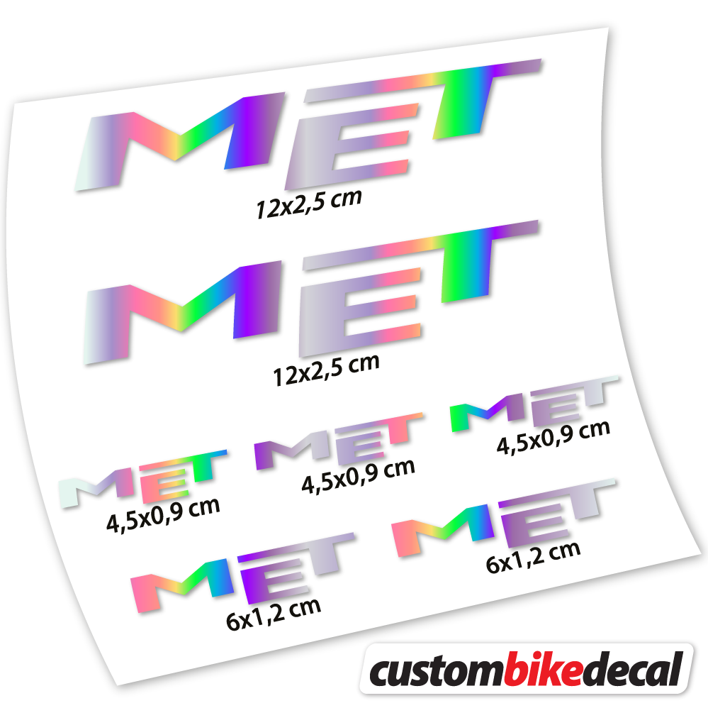 Decal Met, Helmet Sticker vinyl