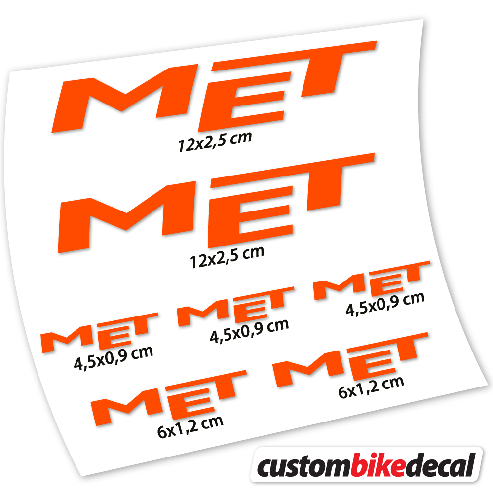 Decal Met, Helmet Sticker vinyl