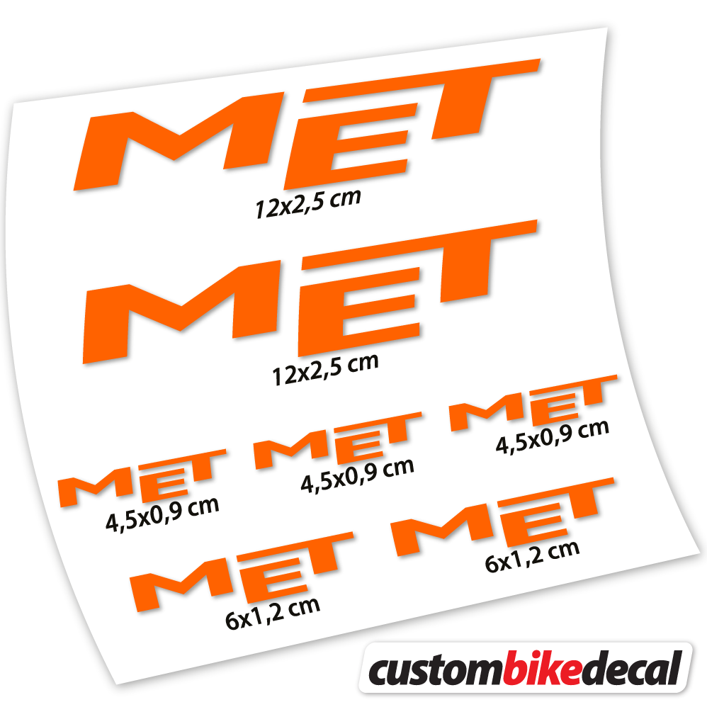 Decal Met, Helmet Sticker vinyl
