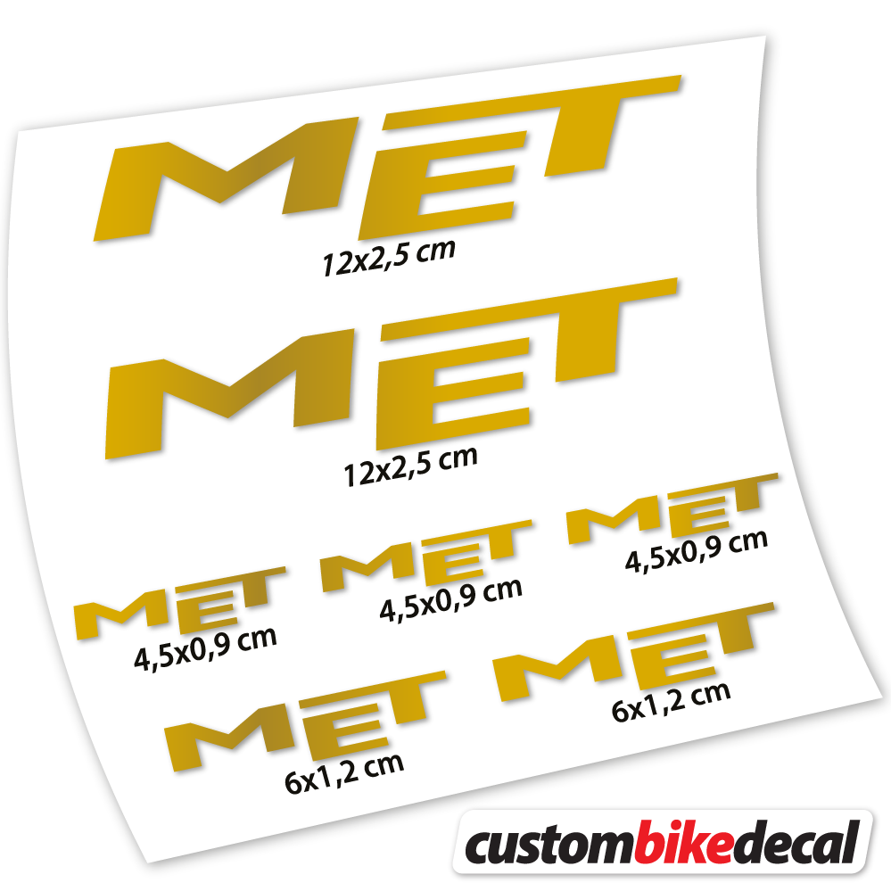 Decal Met, Helmet Sticker vinyl
