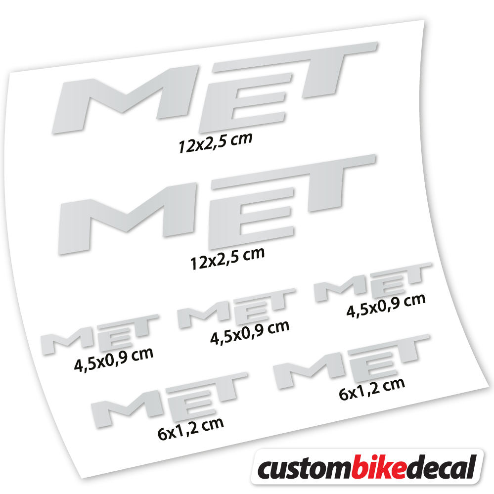 Decal Met, Helmet Sticker vinyl