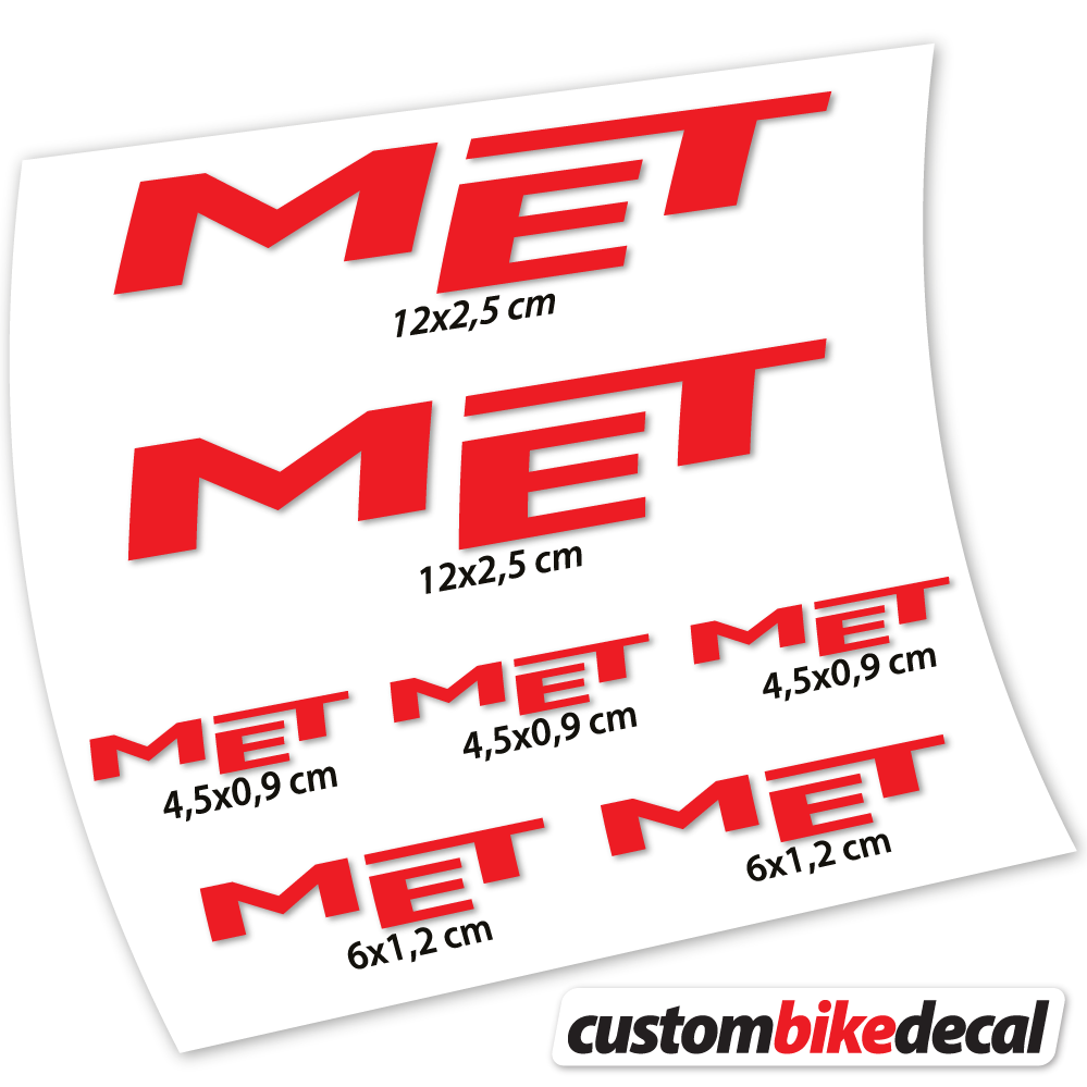 Decal Met, Helmet Sticker vinyl