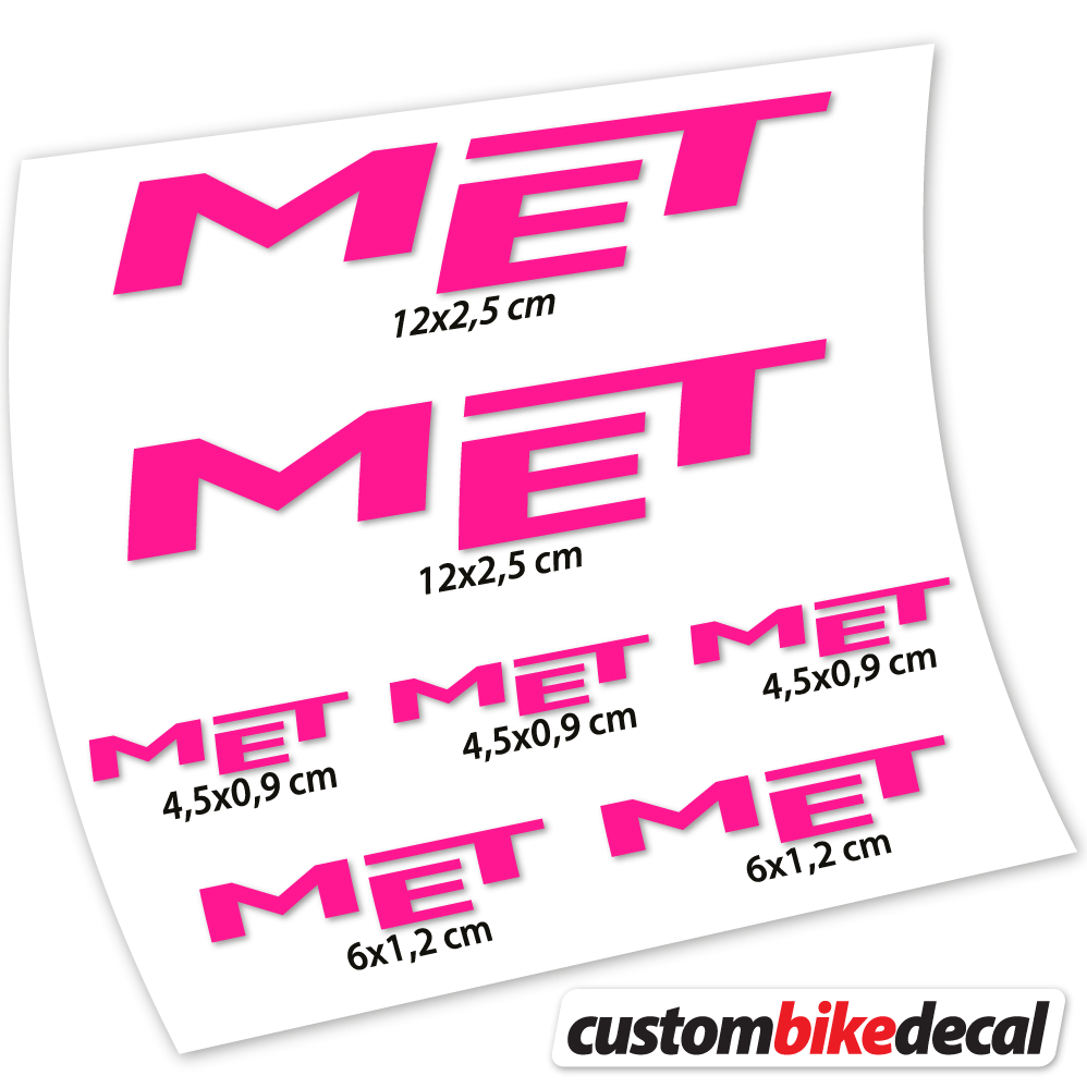 Decal Met, Helmet Sticker vinyl