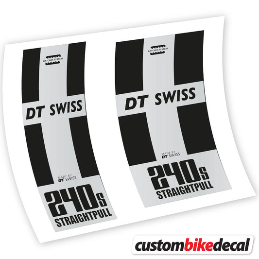 Vinyl-Aufkleber kompatibel mit DT Swiss 240 Straightpull Hub – benutzerdefinierte Hub-Aufkleber