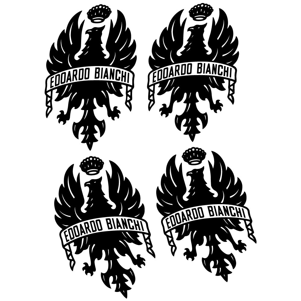 Aufkleber Bianchi Emblem, Fahrradaufkleber Vinyl