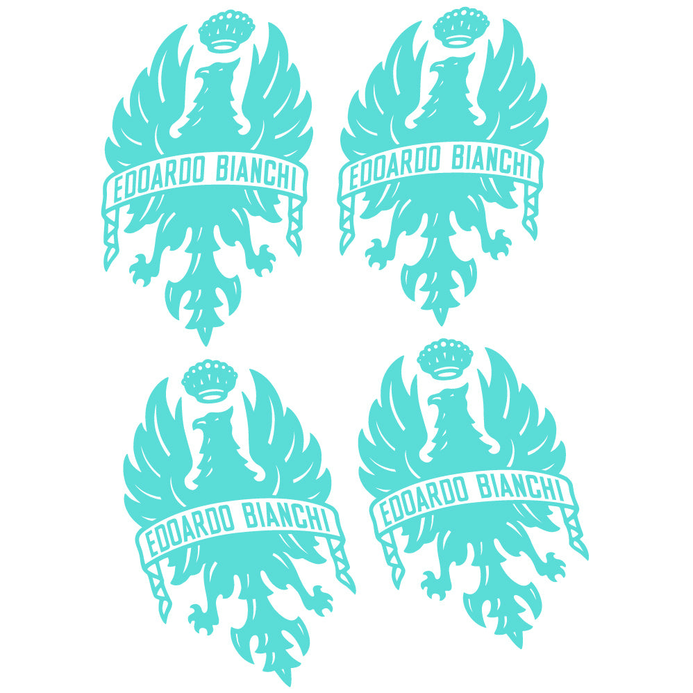 Aufkleber Bianchi Emblem, Fahrradaufkleber Vinyl