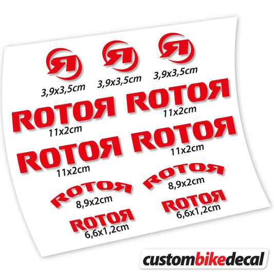 Decal Rotor, Logo Sticker vinyl