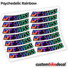 Load image into Gallery viewer, Decal, DT Swiss Logo, Mountain Wheel Bikes, Sticker vinyl
