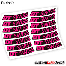 Load image into Gallery viewer, Decal, DT Swiss Logo, Mountain Wheel Bikes, Sticker vinyl
