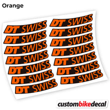 Load image into Gallery viewer, Decal, DT Swiss Logo, Mountain Wheel Bikes, Sticker vinyl
