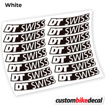 Load image into Gallery viewer, Decal, DT Swiss Logo, Mountain Wheel Bikes, Sticker vinyl
