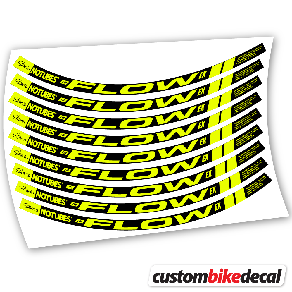 Aufkleber Notubes ZTR Flow Ex 2015, Mountainbikes MTB Sticker Vinyl
