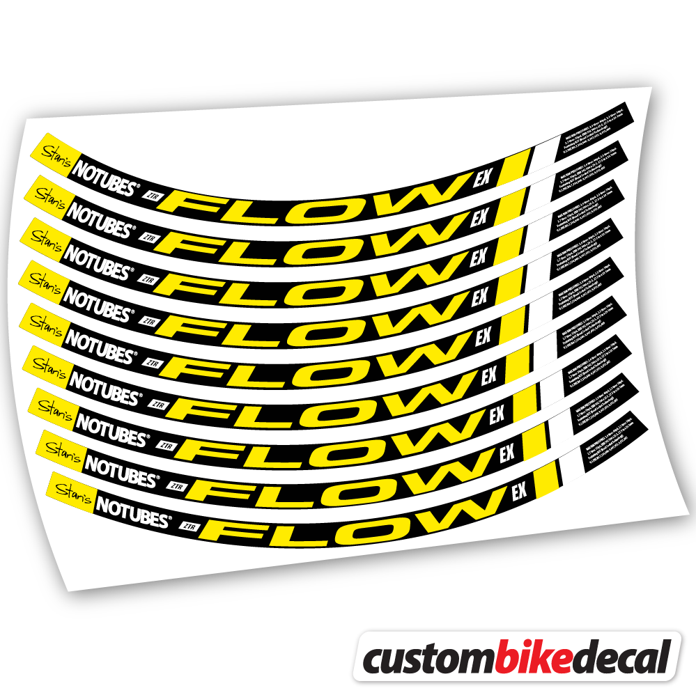 Aufkleber Notubes ZTR Flow Ex 2015, Mountainbikes MTB Sticker Vinyl
