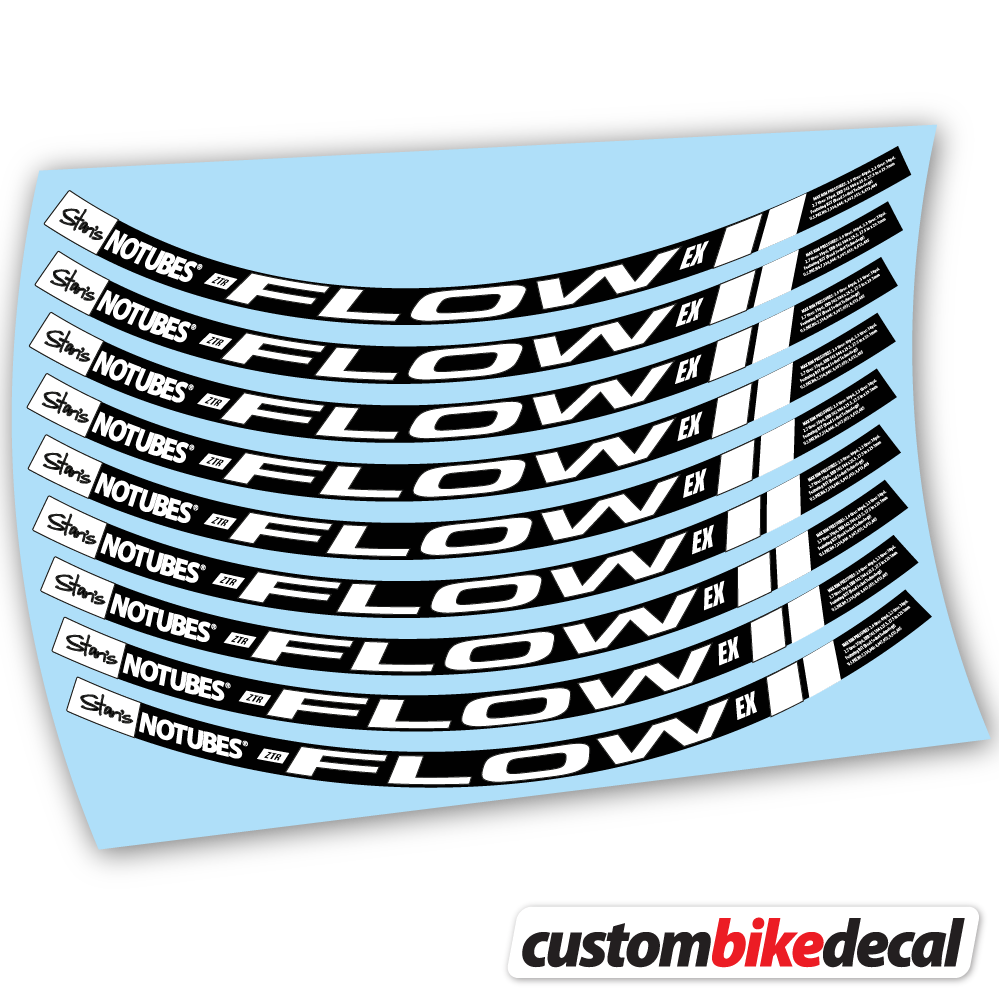 Aufkleber Notubes ZTR Flow Ex 2015, Mountainbikes MTB Sticker Vinyl
