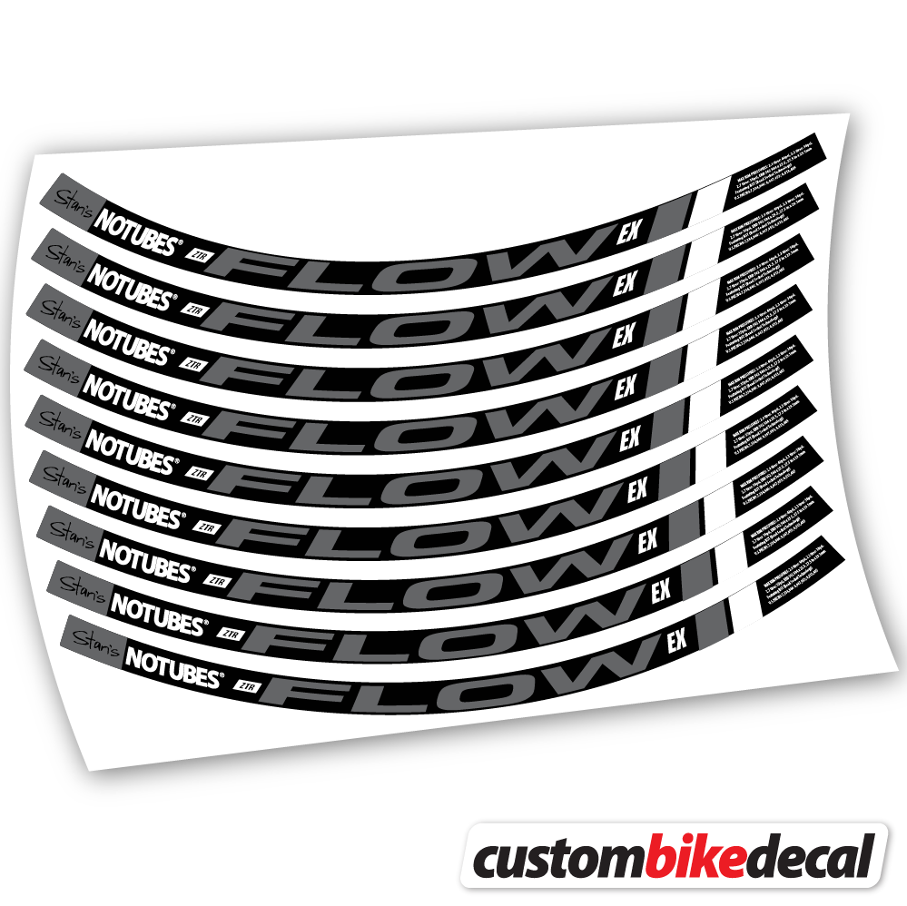 Aufkleber Notubes ZTR Flow Ex 2015, Mountainbikes MTB Sticker Vinyl