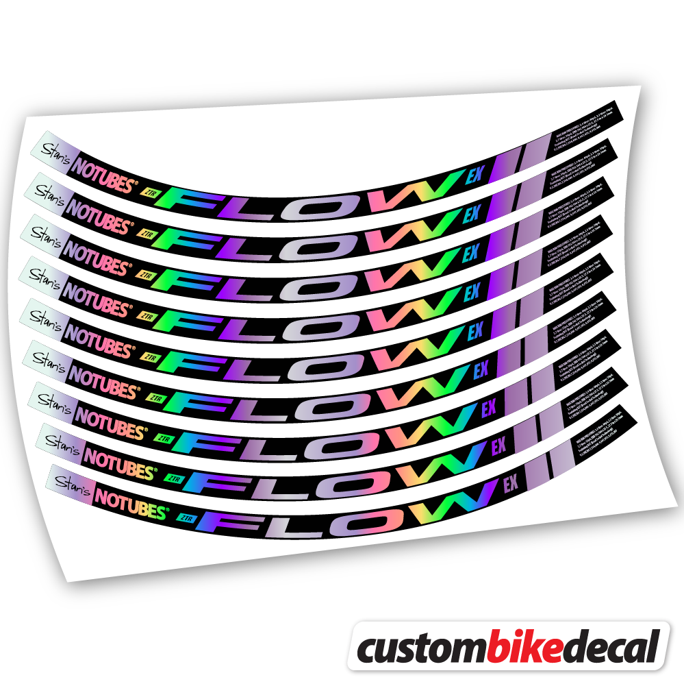 Aufkleber Notubes ZTR Flow Ex 2015, Mountainbikes MTB Sticker Vinyl