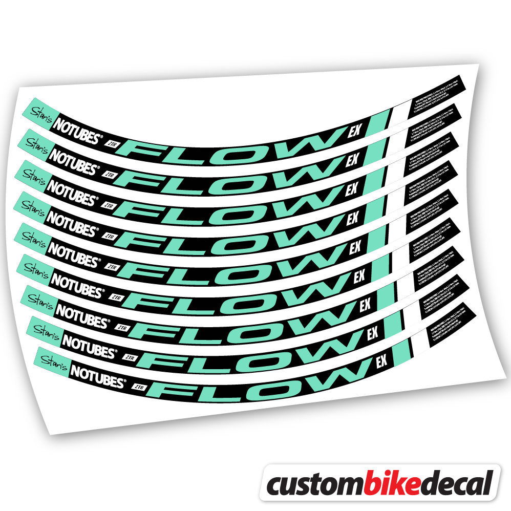 Aufkleber Notubes ZTR Flow Ex 2015, Mountainbikes MTB Sticker Vinyl