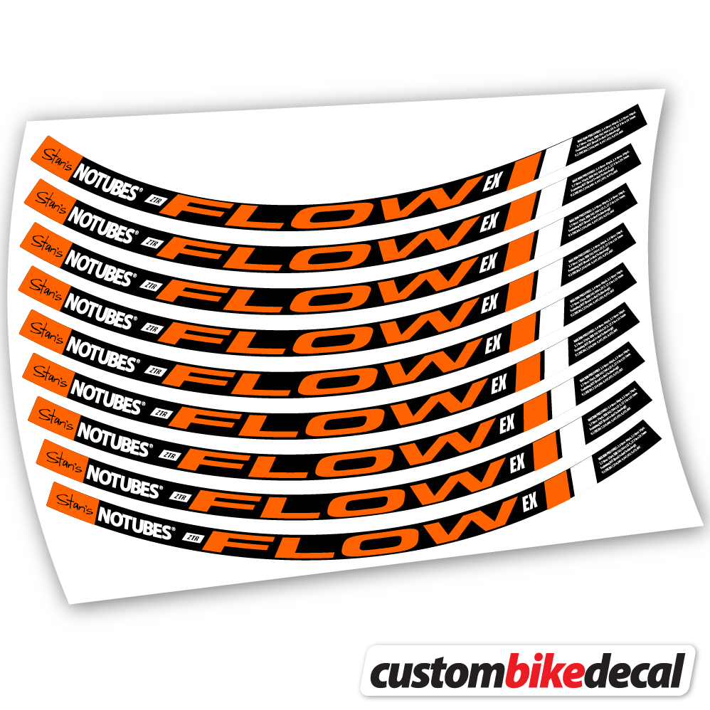 Aufkleber Notubes ZTR Flow Ex 2015, Mountainbikes MTB Sticker Vinyl