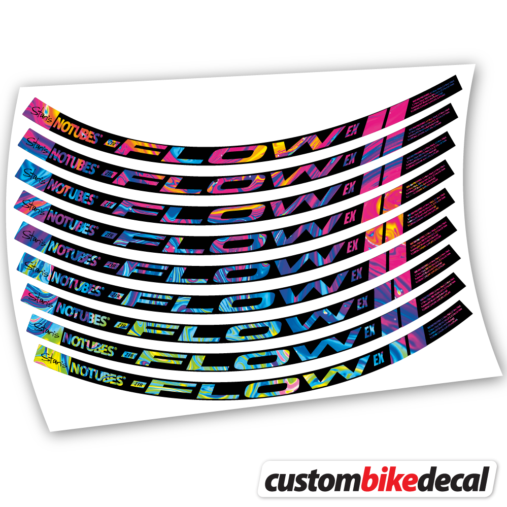 Aufkleber Notubes ZTR Flow Ex 2015, Mountainbikes MTB Sticker Vinyl