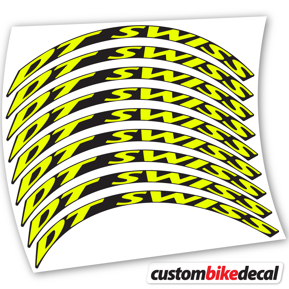 Decal DT Swiss, Mountain Wheel Bikes Sticker vinyl