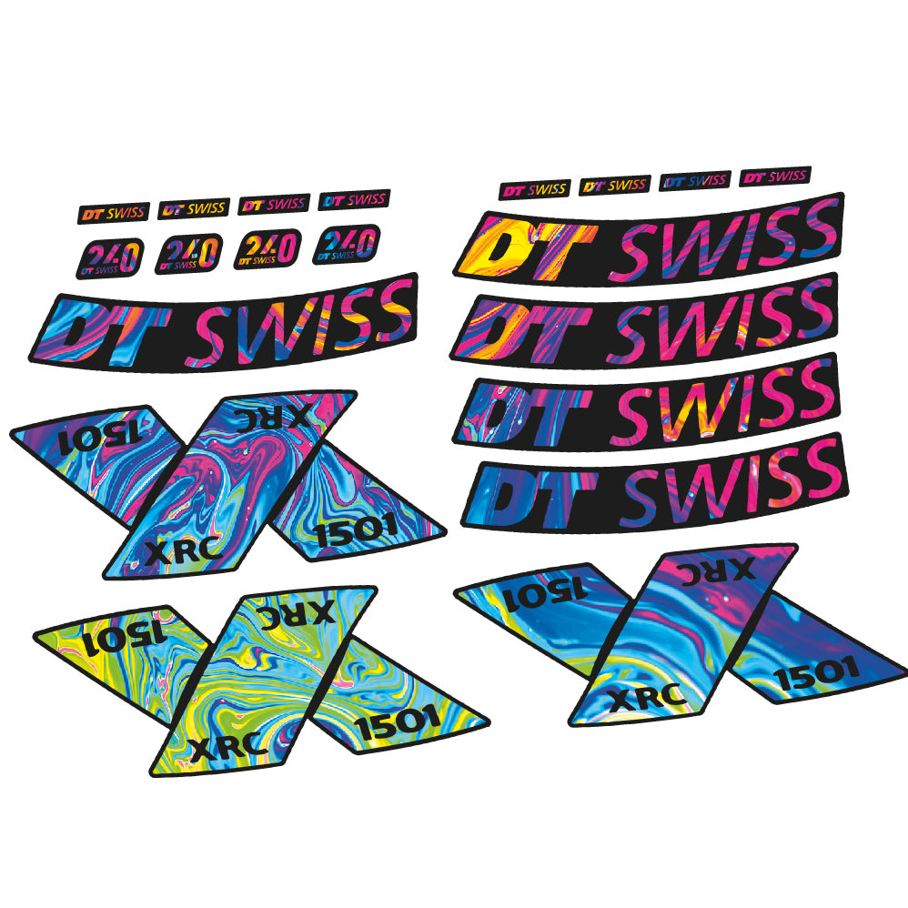 Decal DT Swiss XRC 1501 Spline 2022, MTB Wheel 29, Sticker Vinyl