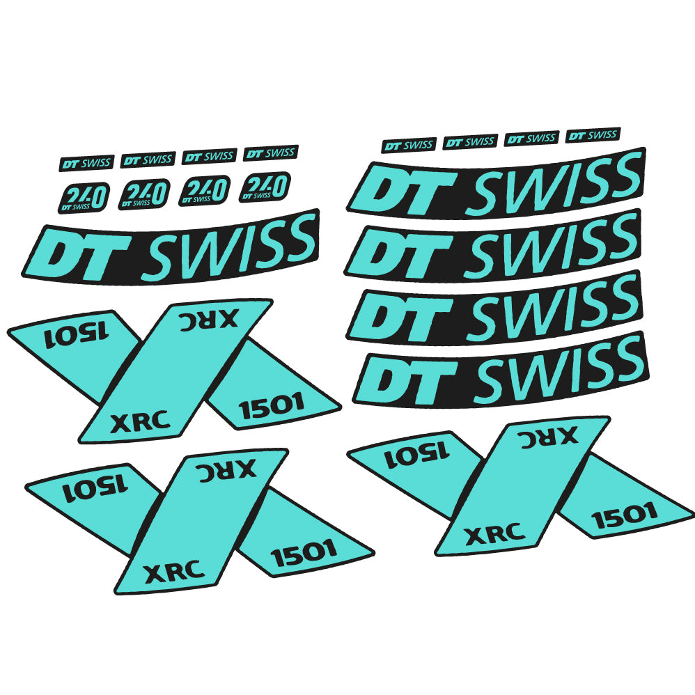 Decal DT Swiss XRC 1501 Spline 2022, MTB Wheel 29, Sticker Vinyl