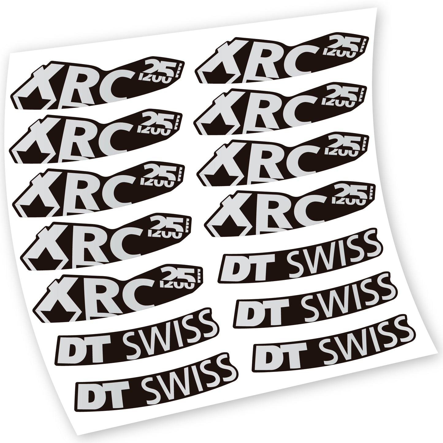 Aufkleber Mountainbike-Rad, DT Swiss XRC 25 1200