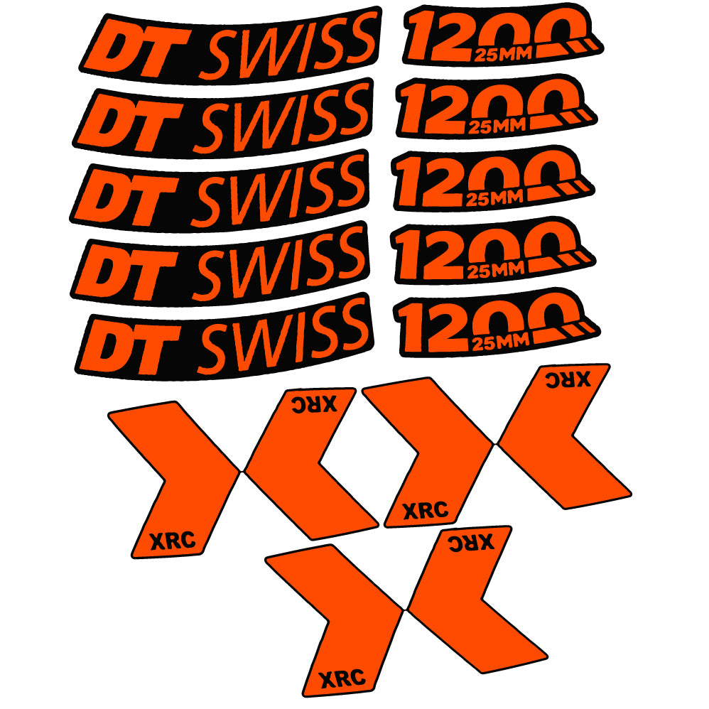 Aufkleber DT Swiss XRC 1200 Spline 25mm 2020, Mountain Wheel, Sticker Vinyl