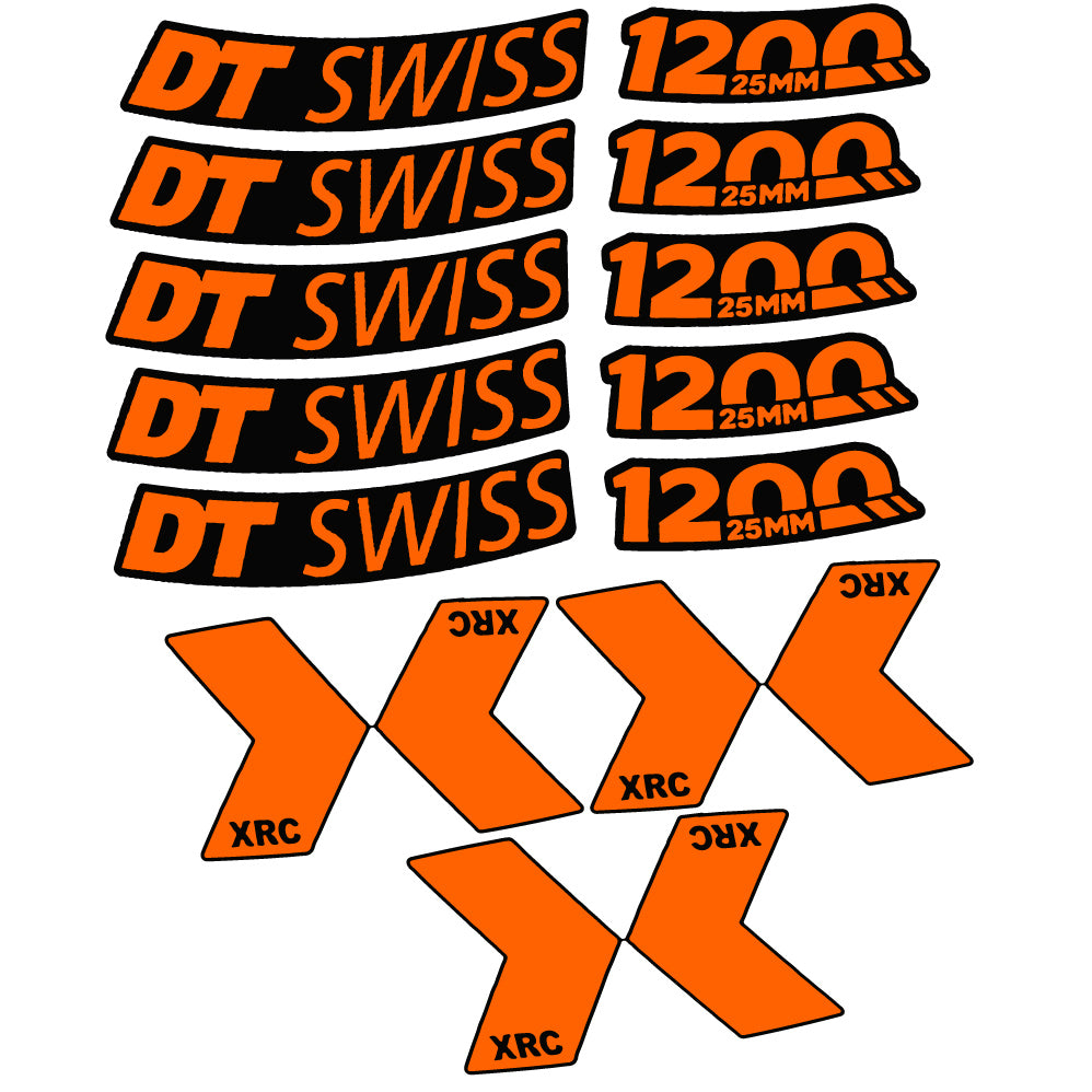 Aufkleber DT Swiss XRC 1200 Spline 25mm 2020, Mountain Wheel, Sticker Vinyl