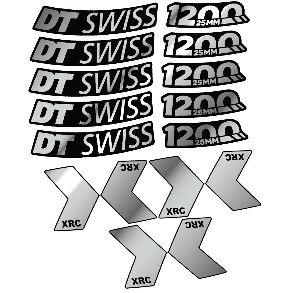 Aufkleber DT Swiss XRC 1200 Spline 25mm 2020, Mountain Wheel, Sticker Vinyl