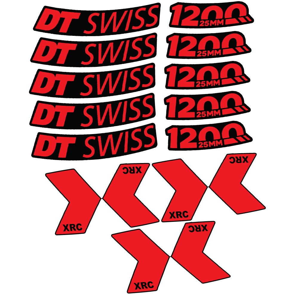 Aufkleber DT Swiss XRC 1200 Spline 25mm 2020, Mountain Wheel, Sticker Vinyl