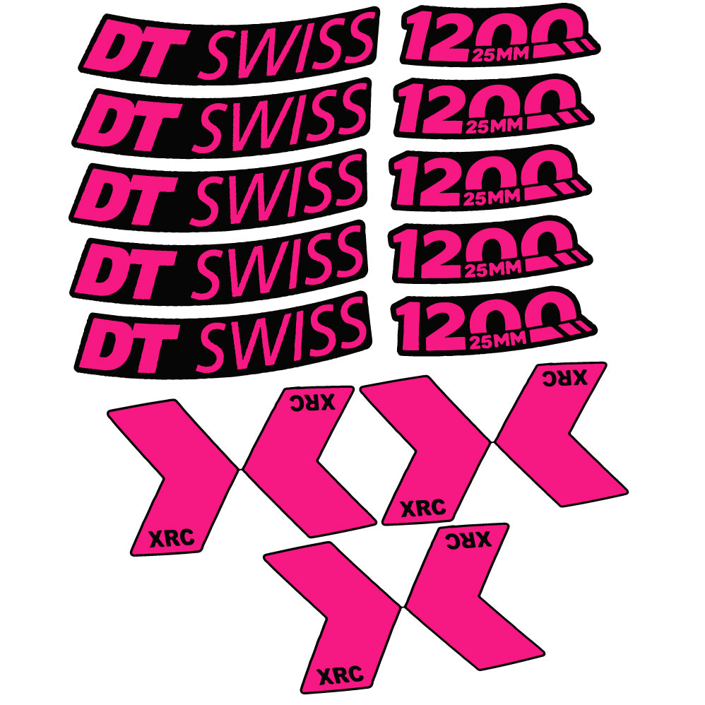 Aufkleber DT Swiss XRC 1200 Spline 25mm 2020, Mountain Wheel, Sticker Vinyl