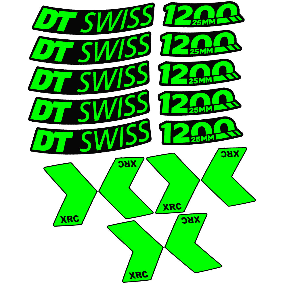 Aufkleber DT Swiss XRC 1200 Spline 25mm 2020, Mountain Wheel, Sticker Vinyl