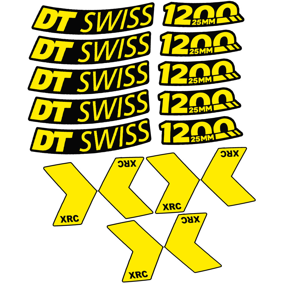 Aufkleber DT Swiss XRC 1200 Spline 25mm 2020, Mountain Wheel, Sticker Vinyl