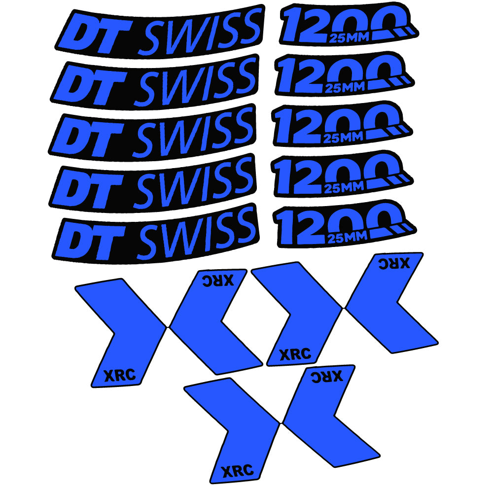 Aufkleber DT Swiss XRC 1200 Spline 25mm 2020, Mountain Wheel, Sticker Vinyl