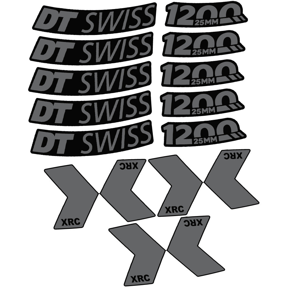Aufkleber DT Swiss XRC 1200 Spline 25mm 2020, Mountain Wheel, Sticker Vinyl