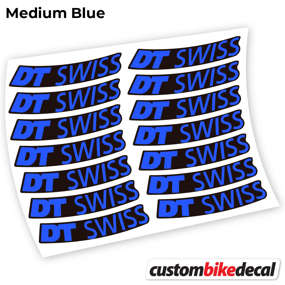 Decal, DT Swiss Logo, Mountain Wheel Bikes, Sticker vinyl