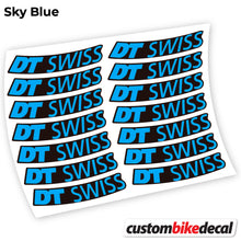 Load image into Gallery viewer, Decal, DT Swiss Logo, Mountain Wheel Bikes, Sticker vinyl
