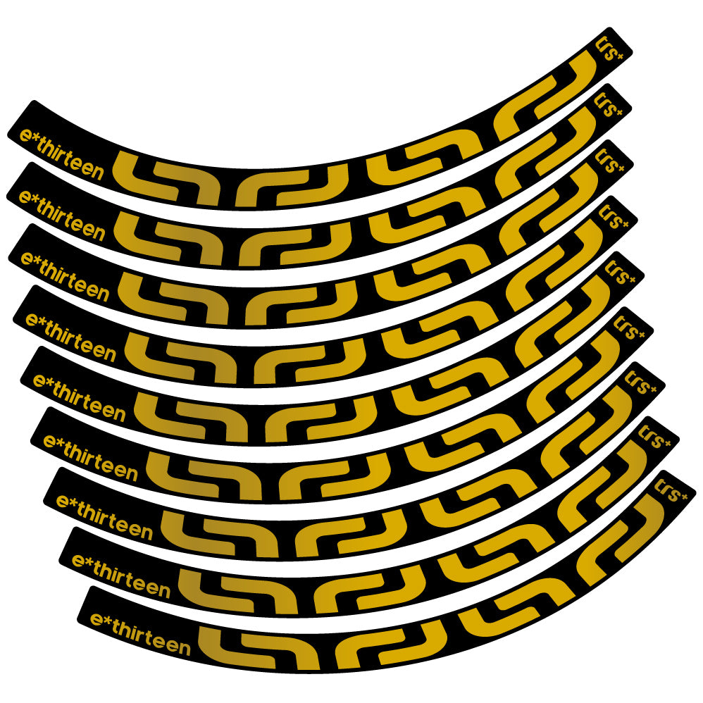 Aufkleber EThirteen TRS 2016, Mountain Wheel, Sticker Vinyl