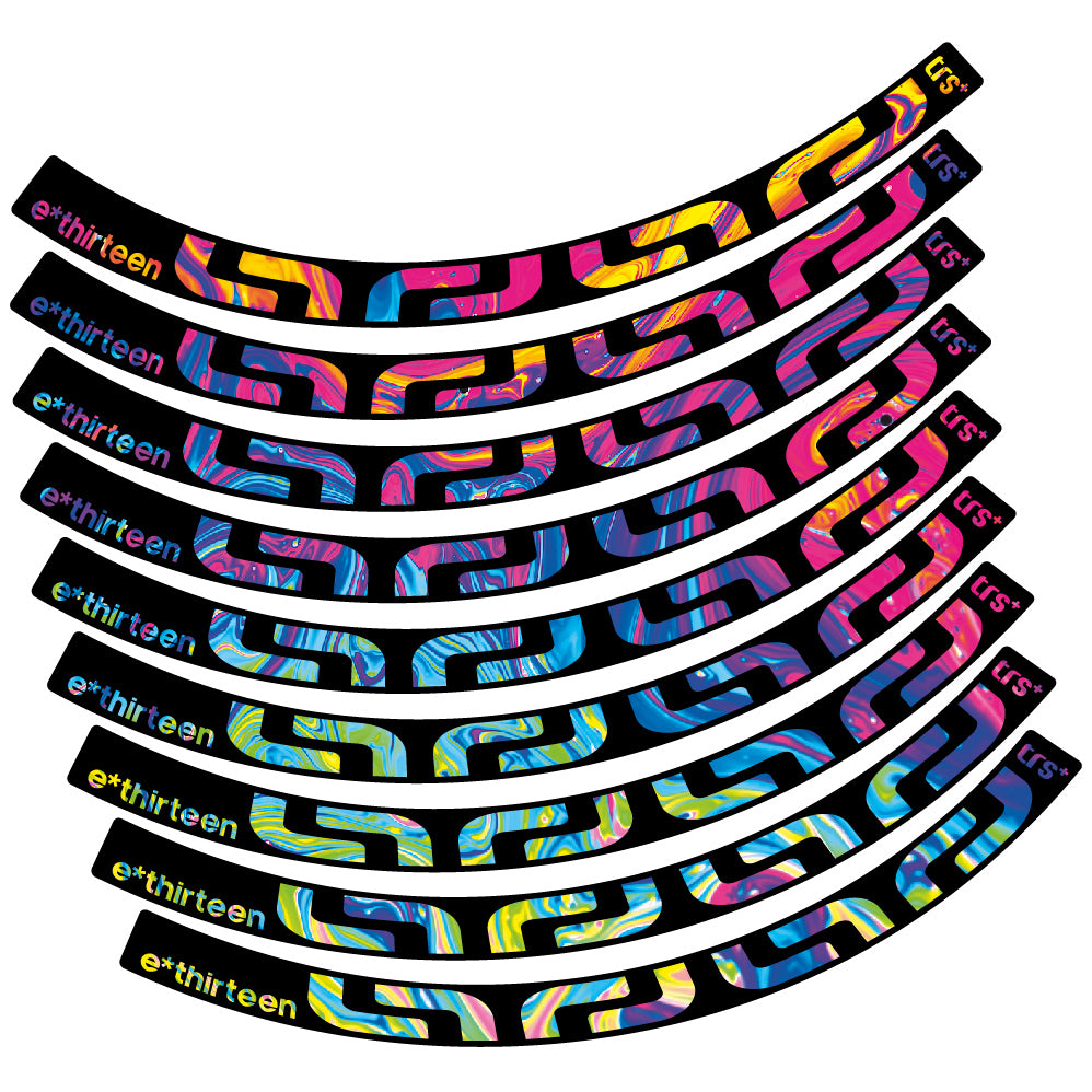 Aufkleber EThirteen TRS 2016, Mountain Wheel, Sticker Vinyl