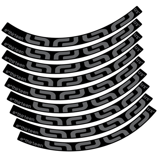Trafc Grey decal for EThirteen TRS 2016 MTB wheel – bike sticker vinyl