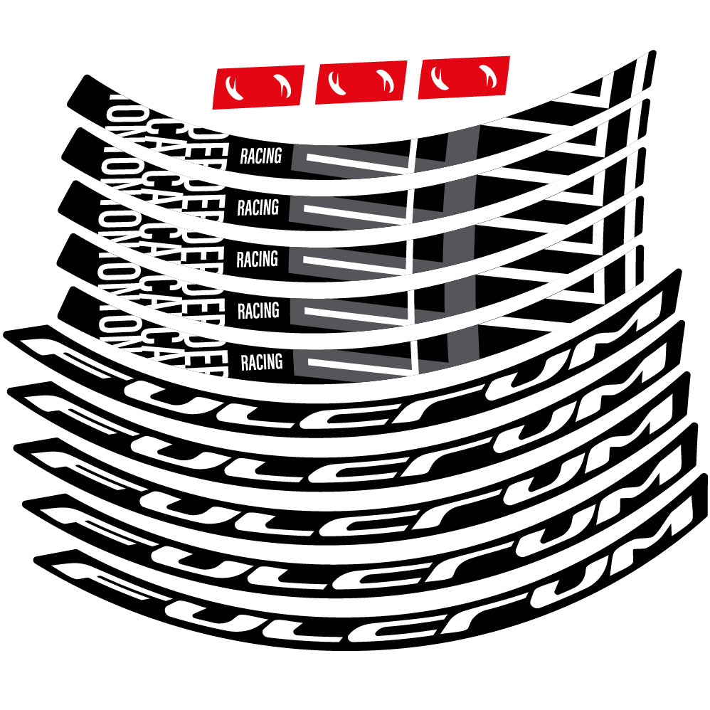 Decal Fulcrum Racing 700 db, Mountain Wheel, Sticker Vinyl