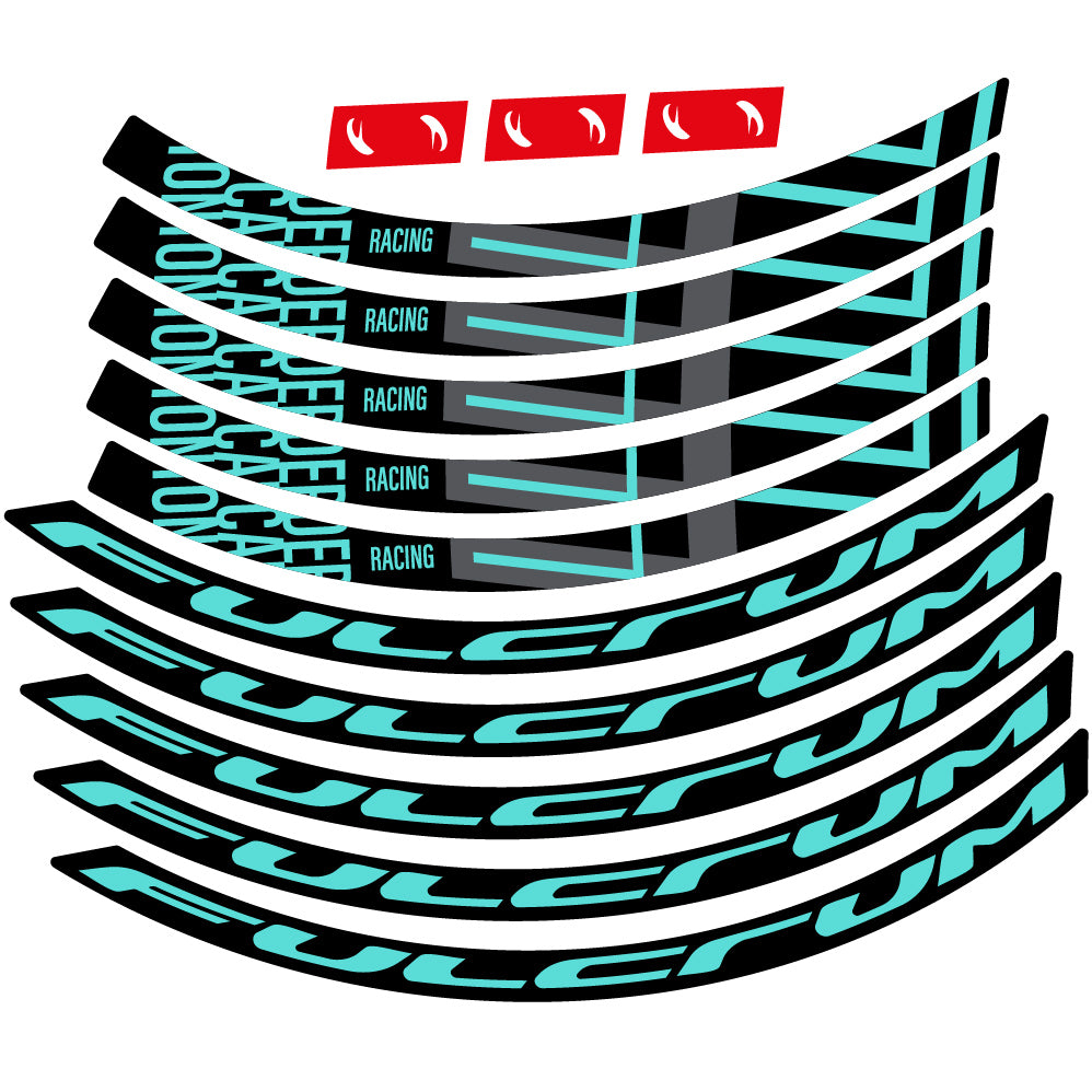 Decal Fulcrum Racing 700 db, Mountain Wheel, Sticker Vinyl