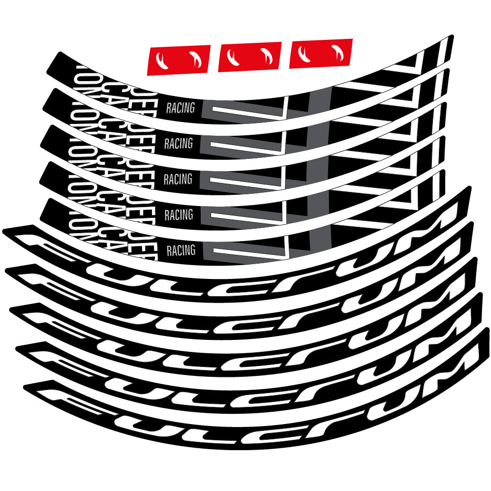 Decal Fulcrum Racing 700 db, Mountain Wheel, Sticker Vinyl