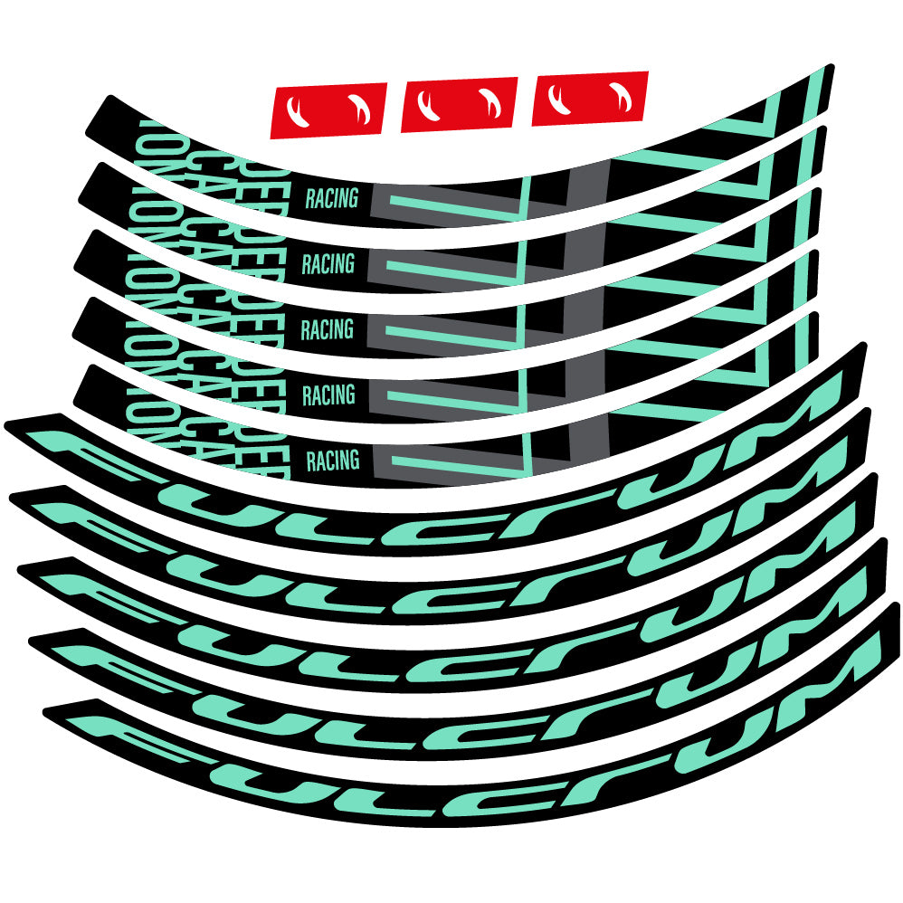 Decal Fulcrum Racing 700 db, Mountain Wheel, Sticker Vinyl