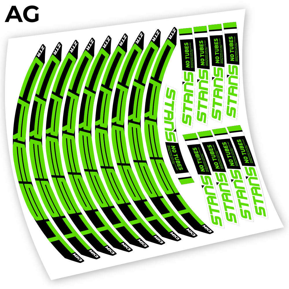Aufkleber, Notubes ZTR Crest MK3 2018, Mountainbike-Aufkleber, Vinyl