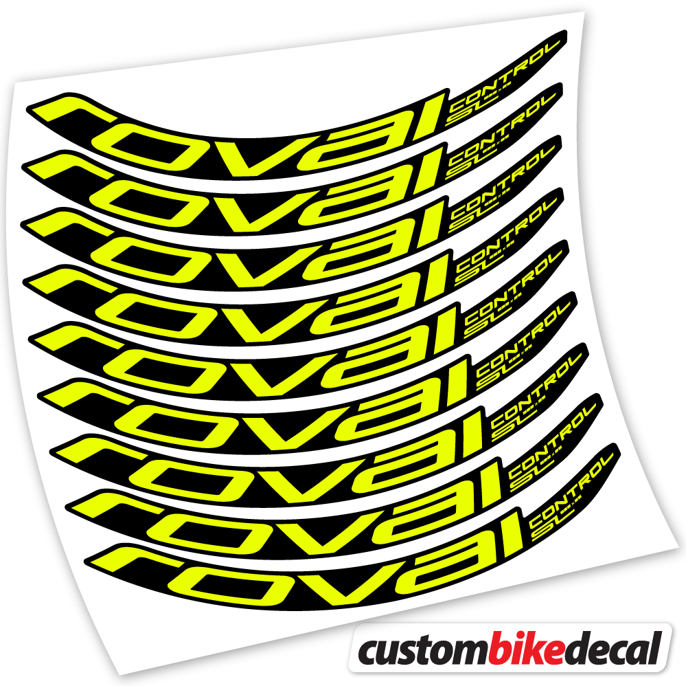 Decal Roval Control SL 2019, Mountain Wheel Bikes MTB Sticker vinyl